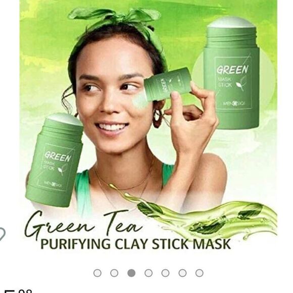 Pack of 4 Green tea mask sticks - Picture 3 of 5